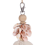 Le porte-clés Shiva Shell - Rose Blanc