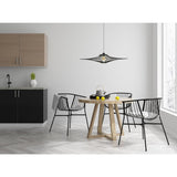 Suspension Design bois noir D65cm SINGING BLACK