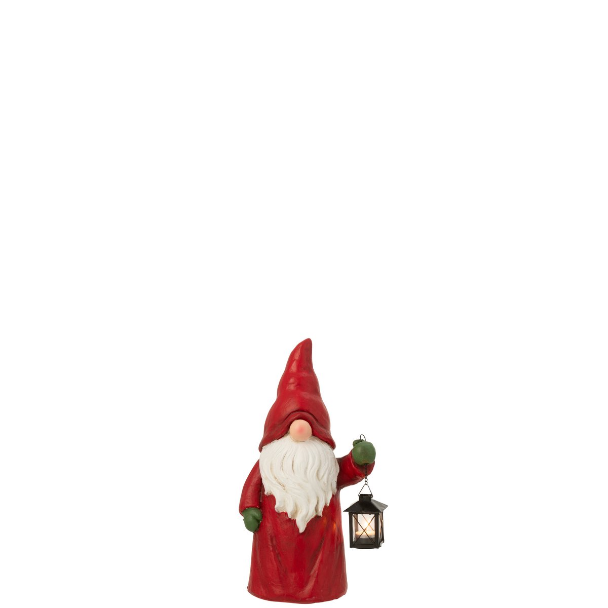 Figurine Gnome Lantern J-Line, multicolore, vue de face