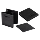 Boîtes de rangement Boîte de pliage pliable 26x26x26 cm 6 -pack Boîte de rangement carré