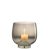 Détail de la lanterne J-Line, verre transparent et finition moderne