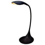 Lampe à table à LED "Alf" en métal et en plastique en noir, avec LED intégrée