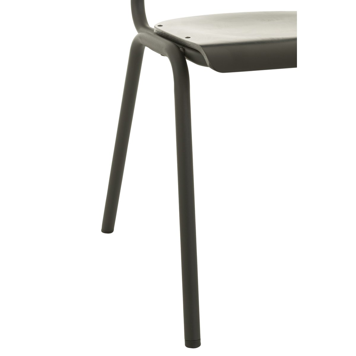 Chaise J-Line, gros plan sur l'assise en bois