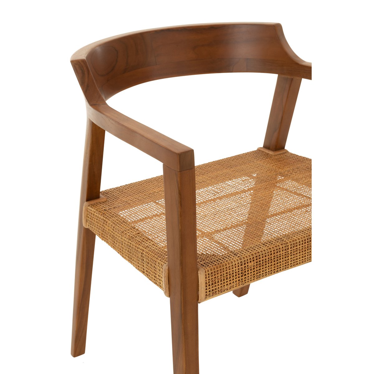 Chaise J-Line Emma avec une table en bois