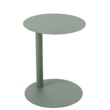 Table d'appoint J-Line en métal vert, vue en hauteur