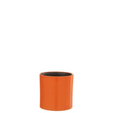 Pot de fleur J-Line en céramique orange, design moderne, Ø 14,5 cm
