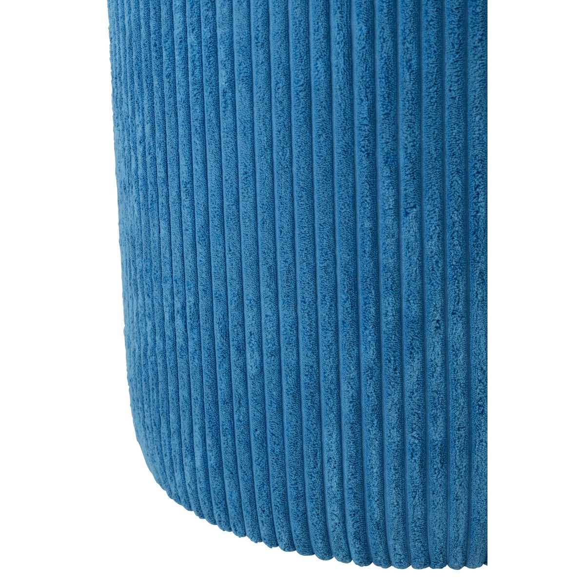 Tabouret J-Line Bont en bois bleu, vue de face