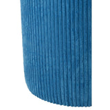 Tabouret J-Line Bont en bois bleu, vue de face