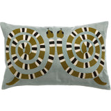 Coussin brodé Yoka Ciel 40 x 65