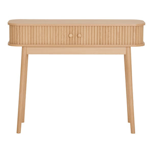 Nikko Console Table - Vue d'ensemble naturelle et élégante