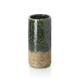 Le Vase Cylindre Moss - Vert Béton - L