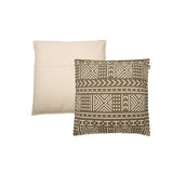 Coussin Mila taupe/écru 50x50