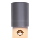Lampe murale extérieure "Romb" avec détecteur de mouvement, aluminium colorant en anthracite, minuterie, lampe modifiable, 7 x 12,5 x 16,4 cm
