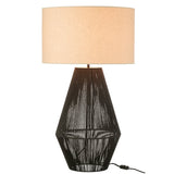 Lampe Striing J-Ligne en métal noir, vue de face