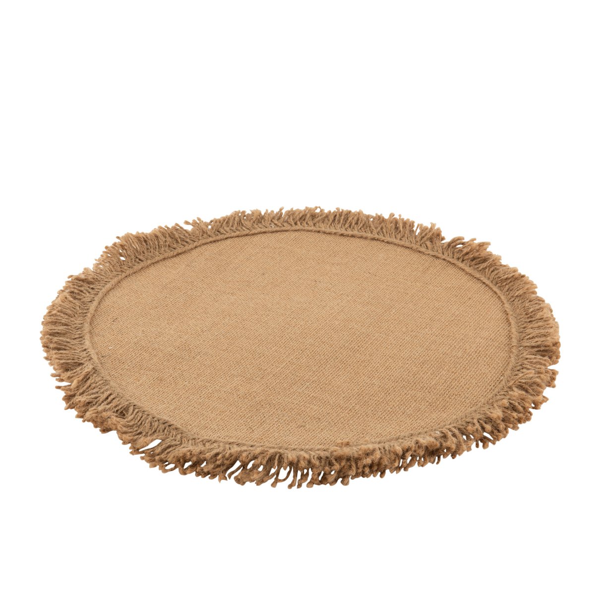 Ambiance bohème avec le set de table J-Line en jute naturel