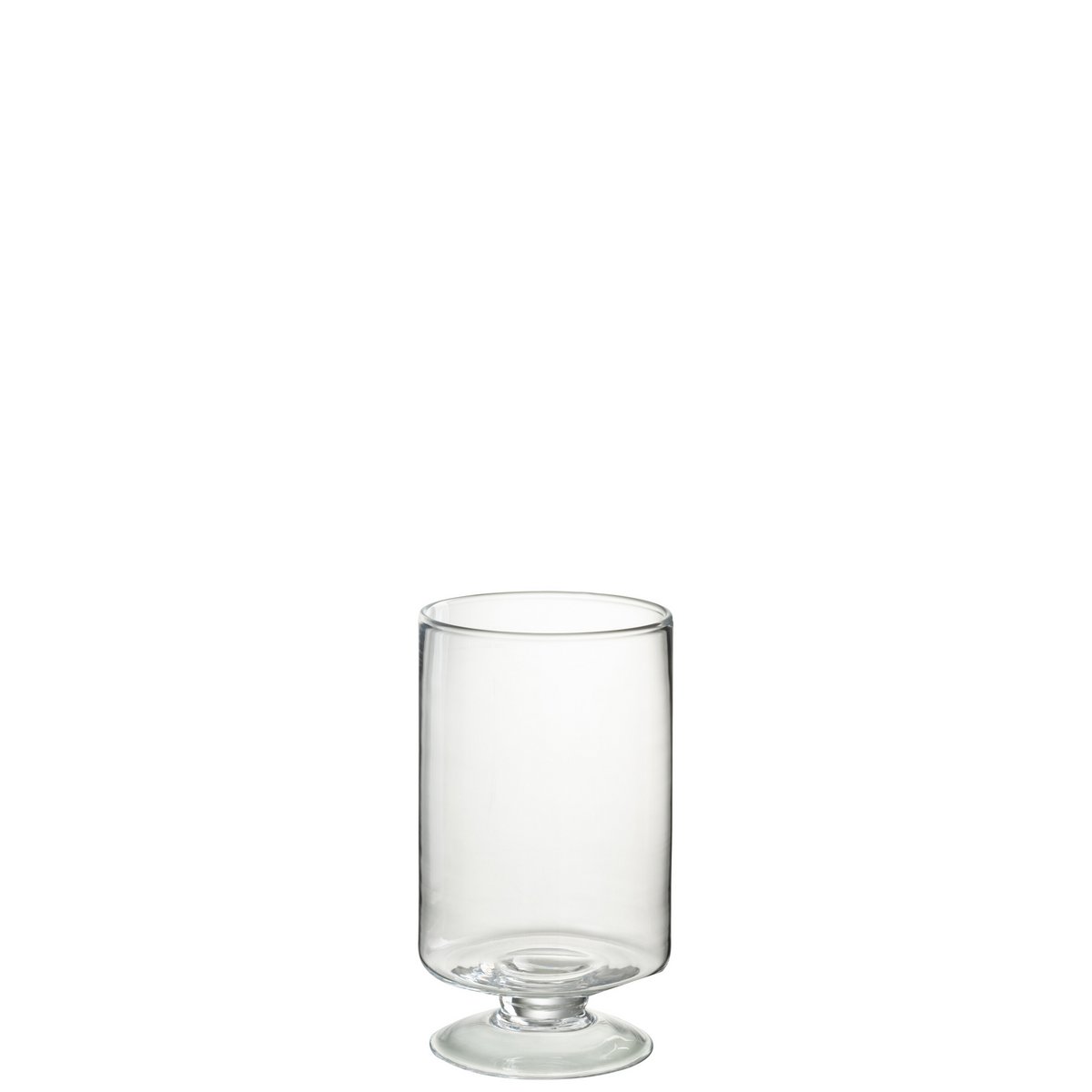 Détail de la lanterne J-Line sur pied, mettant en valeur le verre et le design classique
