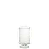Détail de la lanterne J-Line sur pied, mettant en valeur le verre et le design classique
