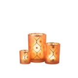 Lanterne J-Line Window Flowers, gros plan sur le verre texturé