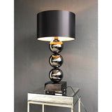 Lampe globe Base bloc Anthracite