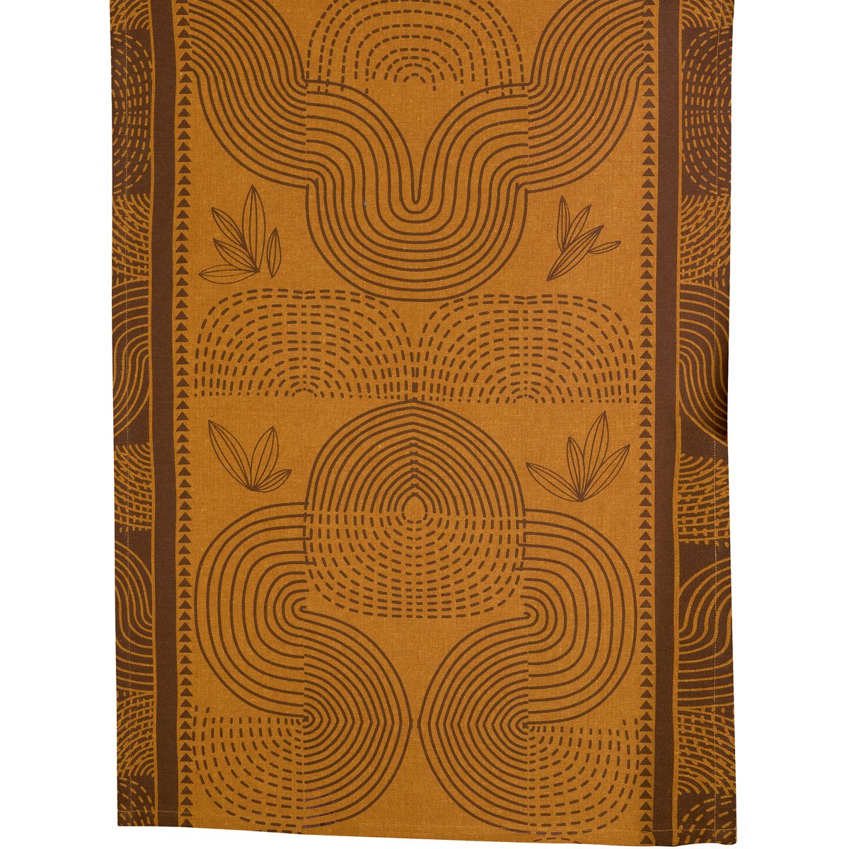 Torchon recyclé Etna Ambre 50 x 70 - design élégant et durable