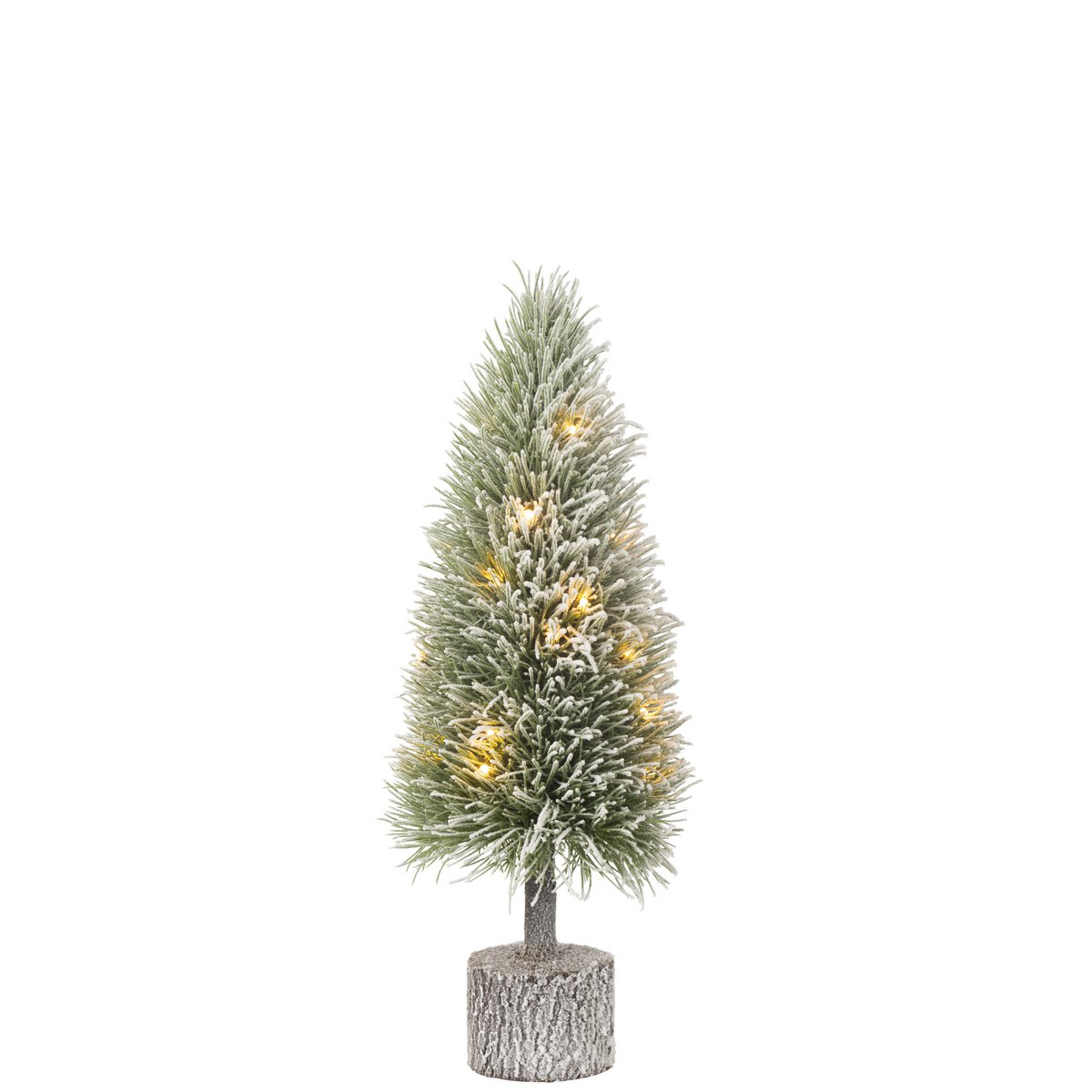 Sapin de Noël J-Line vert neige, décoration élégante pour Noël