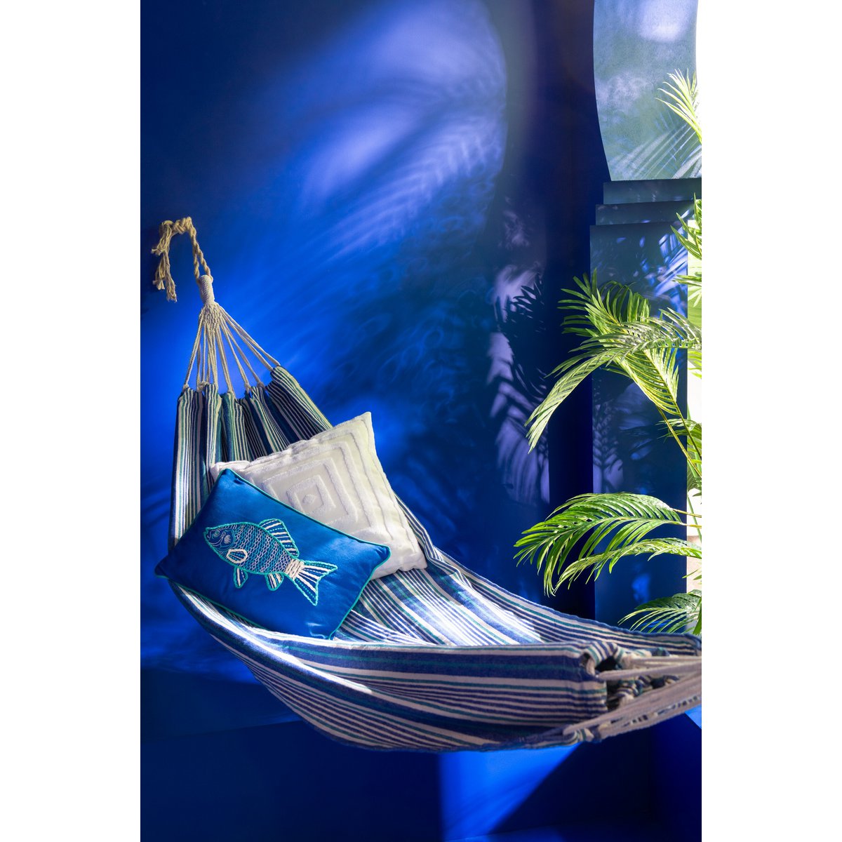 Hamac J-Line avec coussins décoratifs