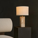 Lampe en travertin Rosie