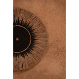 La Déco Murale Raphia Macramé - Noir Naturel