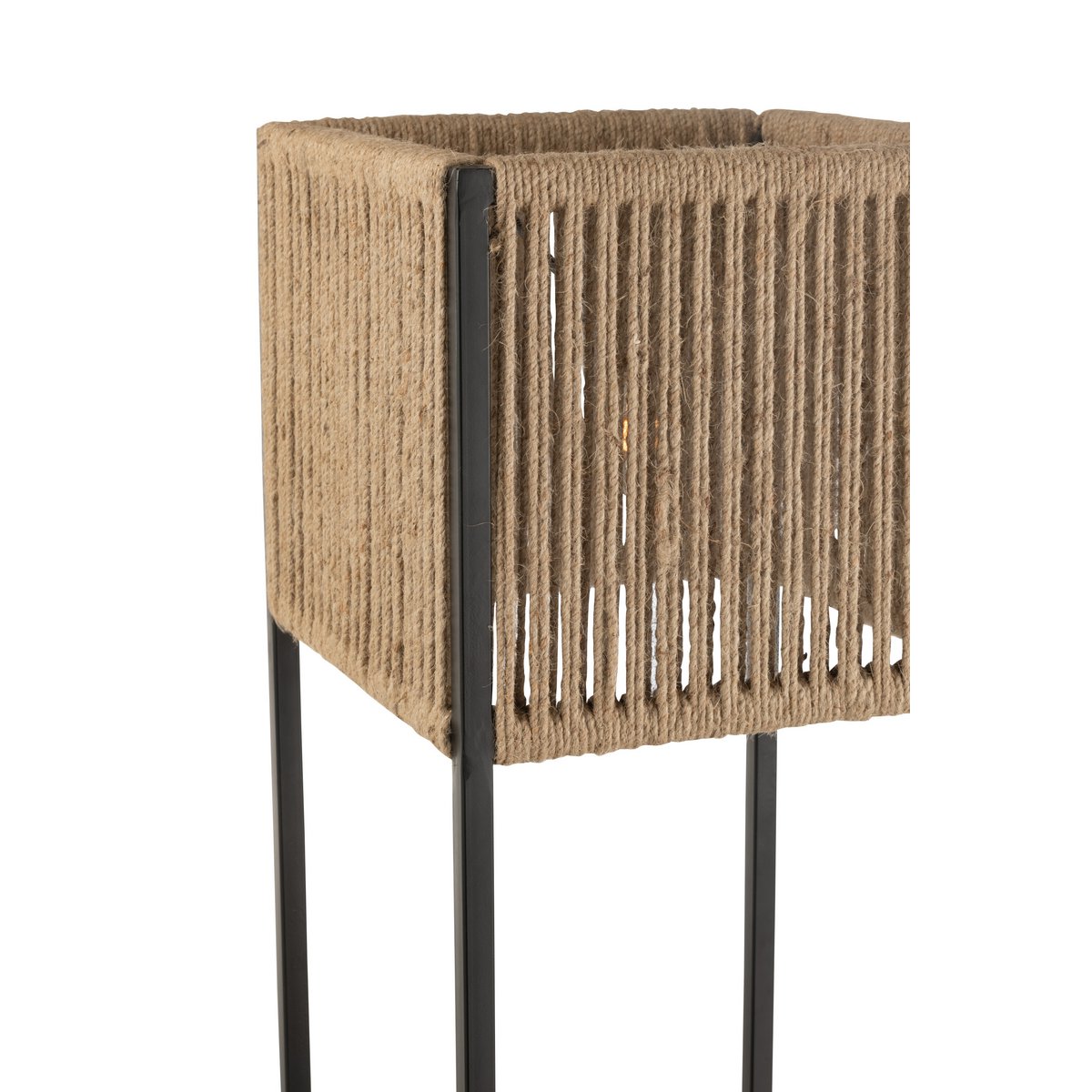 Vue latérale de la Lampe Carrée J-Line