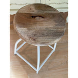 Tabouret de tabouret de rhin tabouret pivotant chaise pivotante réglable réglable les gestes en métal durable en bois massif liverpool