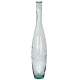 Bouteille décorative Kyara en verre recyclé, vue de face