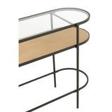 Vue latérale de la console J-Line en métal