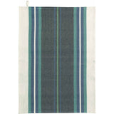 Torchon recyclé Yuna Marine/naturel 50 x 70