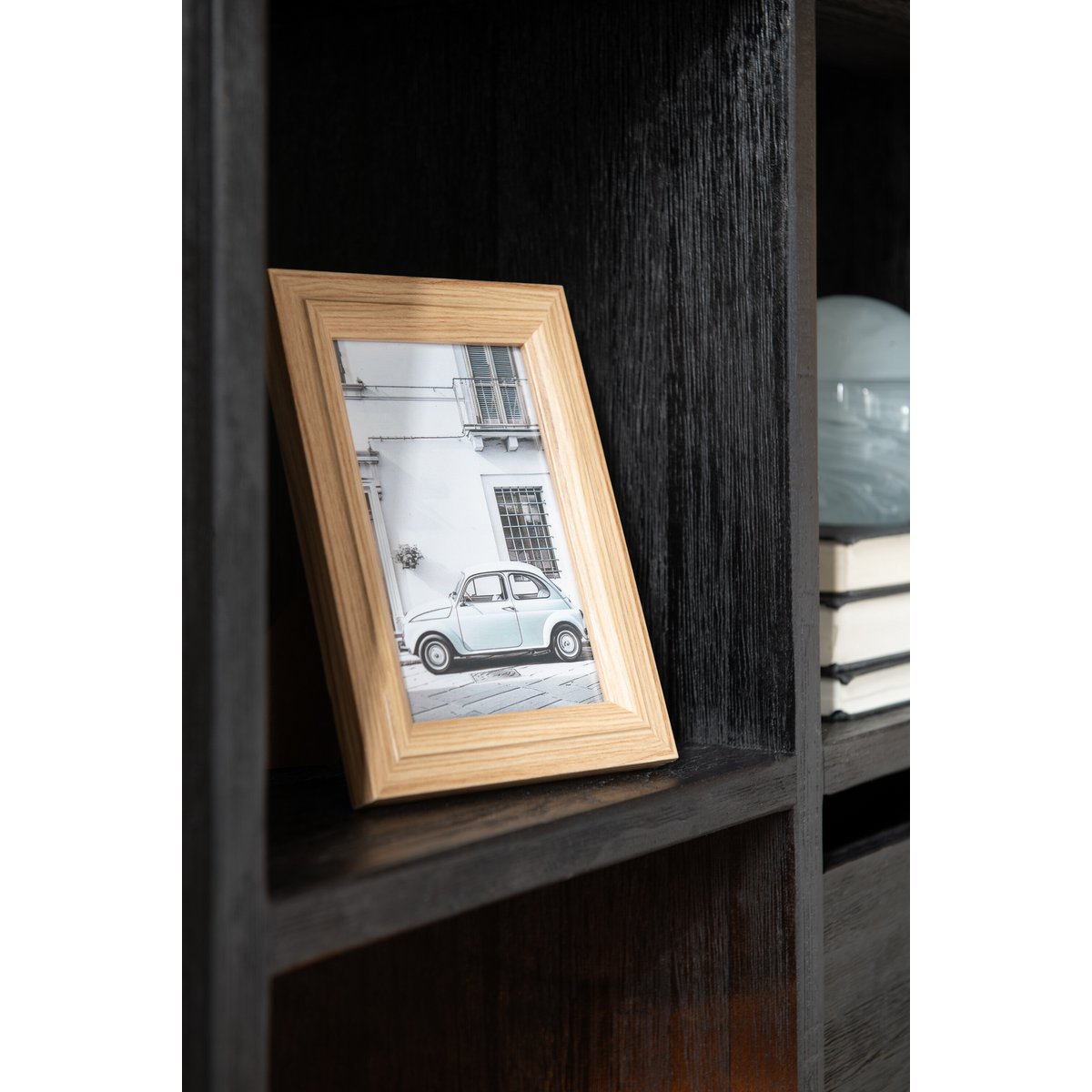Cadre photo J-Line Bob avec photo, ambiance scandinave