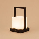 Lampe de table rechargeable Noah marron foncé