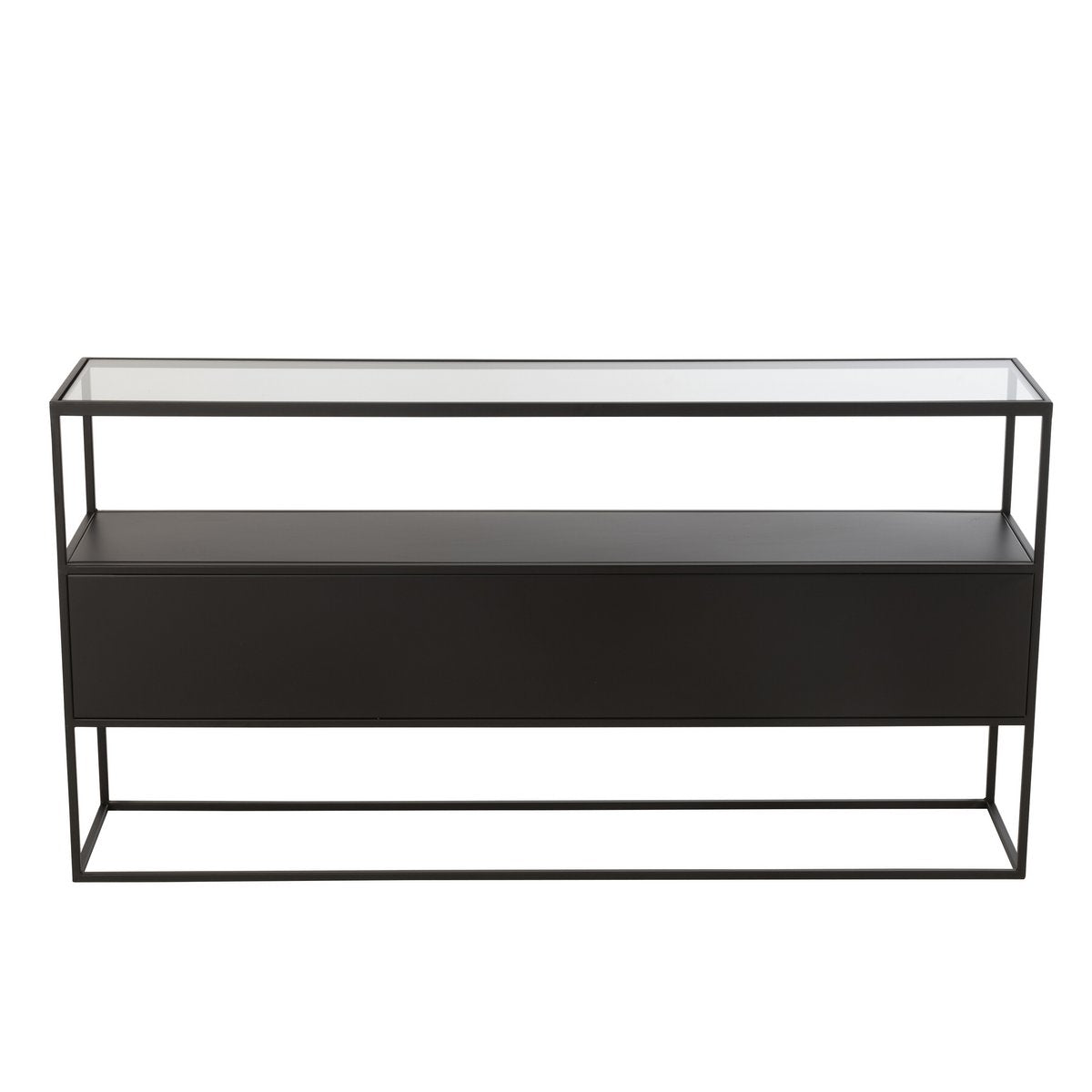 Vue latérale de la console J-Line avec structure en métal
