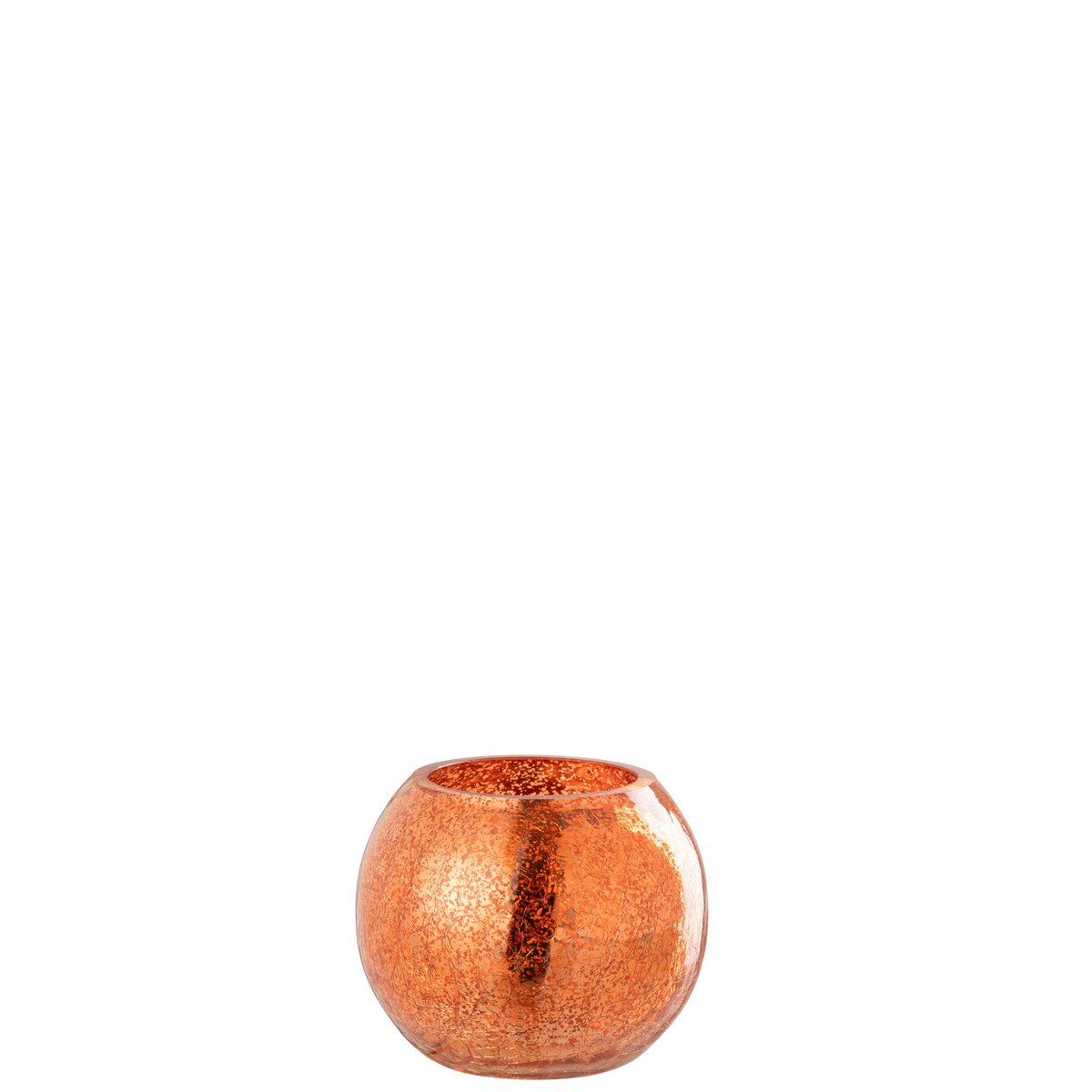Lanterne J-Line Ball Craquelé sur une table décorée