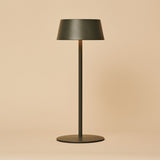 Lampe de table rechargeable vert olive Hugo