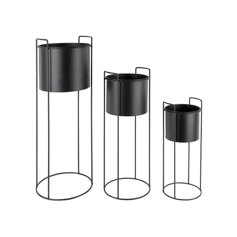 Ensemble de pots de fleurs Essence, trois tailles différentes