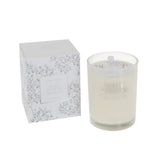 Bougie parfumée J-Line Garden blanc - Élégante et raffinée