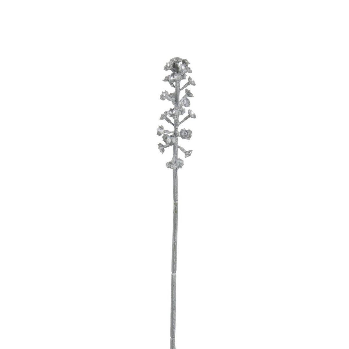 Branche de décoration J-Line Strass argentée, design moderne et élégant