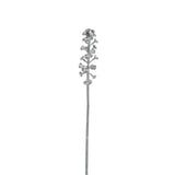 Branche de décoration J-Line Strass argentée, design moderne et élégant