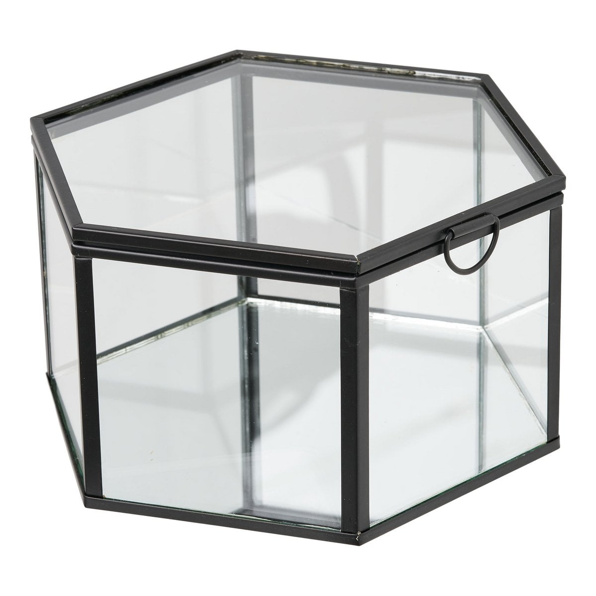 Torpe Box avec couvercle en métal noir