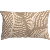Coussin brodé Flora Galet 30 x 50