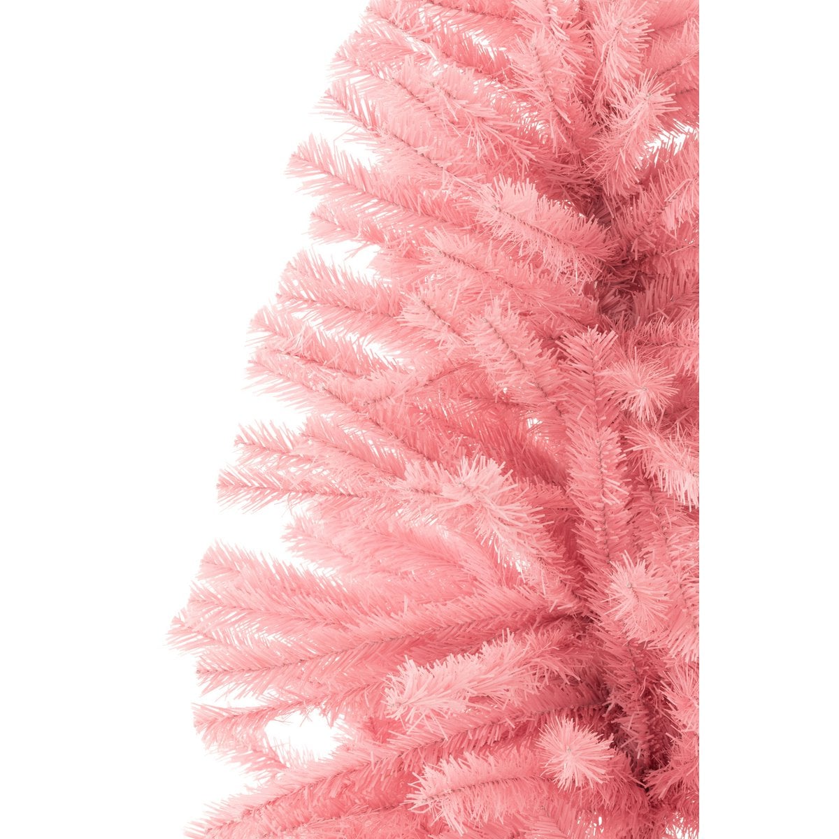 Sapin de Noël J-Line rose, élégant et décoratif pour les fêtes.