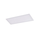 Panneau d'assemblage LED "Sorriso", lampe de montage en métal et en plastique en blanc avec des LED fermement construites, 30 x 60 cm pour les intérieurs