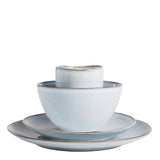 Service de table Tabo Gris - vue d'ensemble sur la table