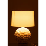 Détail de la lampe J-Line Shell Blanc - design moderne