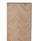 Buffet J-Line 4 portes Zigzag - bois/métal - naturel/noir