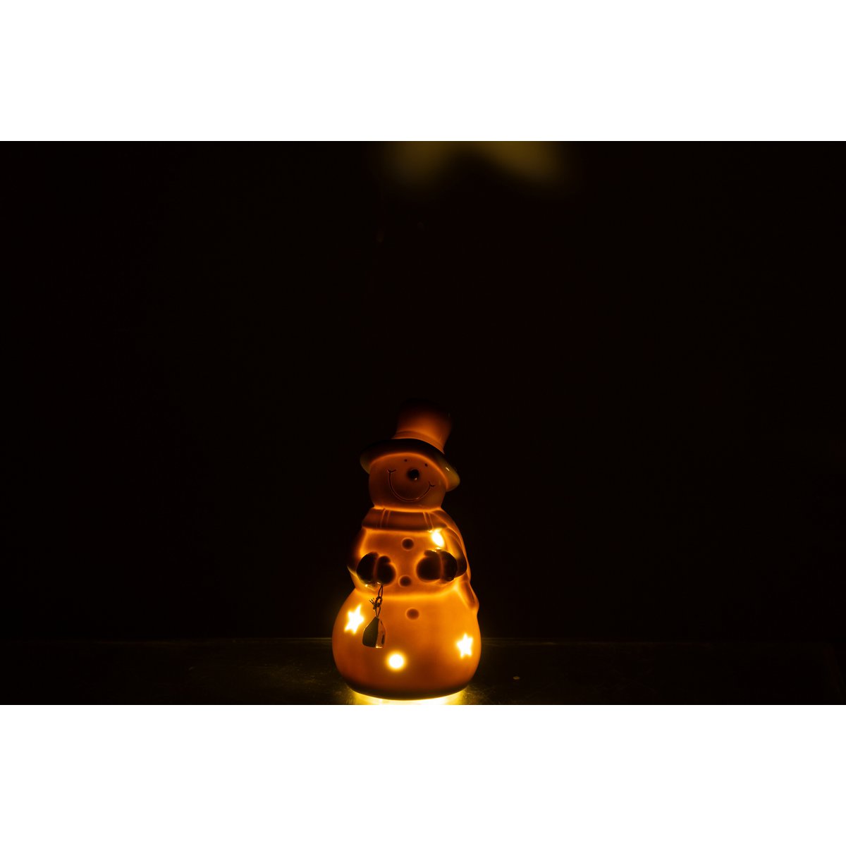 Détails de la figurine Bonhomme de neige J-Line, éclairage LED